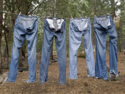 jeans-drying